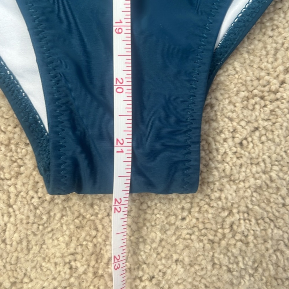 NWT Ruched One-Piece Swimsuit - Picture 13 of 15